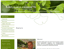Tablet Screenshot of naturheilpraxisengelhardt.de